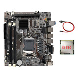 La Placa Base H55 A1156 Admite Memoria Ddr3+cpu I3 530+conmu