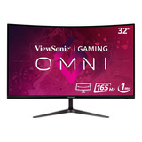 Viewsonic Omni Vx-pc-mhd Monitor De Juegos Curvado De 32 Pu. Color Negro 100v/240v