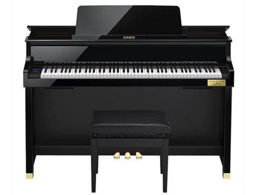 Piano Eletrônico Digital Casio Celviano Gp510 Bk Grand Hybri Bivolt