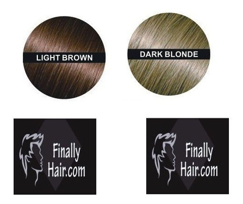 Fibras Capilares 28 Gr Light Brown Y Dark Blonde Importadas 