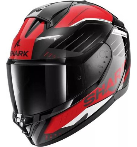 Casco Integral Shark Ridill 2 Bersek Rojo Rider One Tires