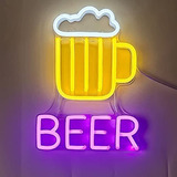 Señal De Neón Miller Lite - De Luz Led Para Cerveza, Ba Qbb1