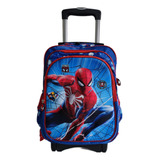 Mochila Spiderman Con Llantas O Ruedas. Primaria 