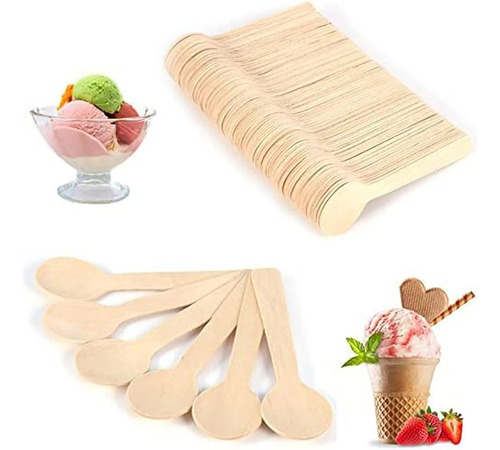 Mini Cucharitas Para Postres, Cafe, Te Chicas Pack 100