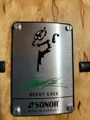 Redoblante Sonor Benny Greb Autografiado Único!!! Cómo Nuevo