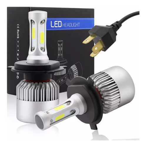 Kit Focos Led H1 H3 H7 H11 9005 9006 8000lm Autos Y Motos