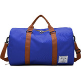 Maleta De Viaje Bolsa Mochila Fitness Bag Color Azul