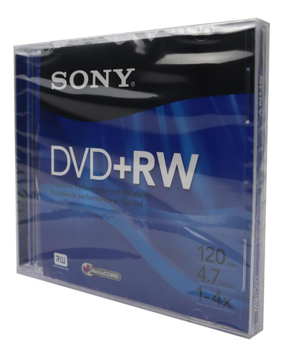 Disco Sony Dvd + Rw Regrabable 4.7 Gb Dmw47r2