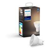 Ampolleta Gu10 Philips Hue 5.5w Luz Cálida