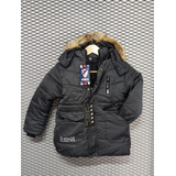 Campera Niño Camperon Termico Nene Impermeable Con Piel 