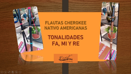 Flauta Cherokee Nativo Americana Yembestre