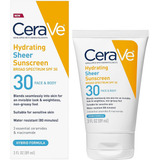 Cerave Protector Solar Hidratante Transparente Spf 30 Para R