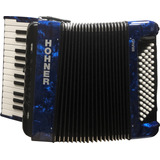 Acordeón Hohner Bravo Ii 60 Blue 26 Teclas 60 Bajos 