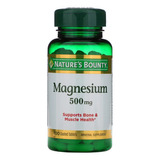 Nature's Bounty Magnesio 500 Mg 100 Tabletas