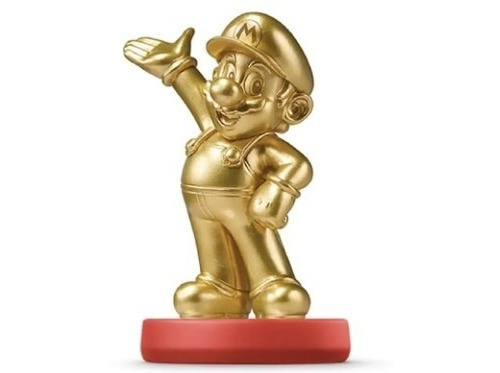Figura Amiibo De Super Mario Gold Wiiu