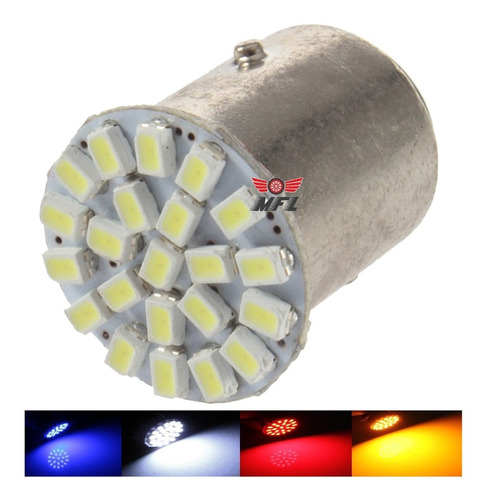 Kit 30 Lampada 22 Led Bay15d 1157 1034 Strobo 2 Polo Atacado