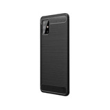 Funda Tpu Fibra Carbono Para Samsung A71 + Templado 5d