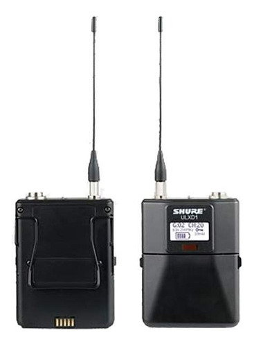 Shure Ulxd1-g50, Transmisor Inalámbrico Digital Bodypack Color Negro