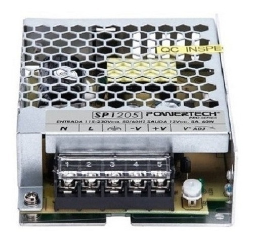 Fuente Switching 12v 5a Metalica Tira De Led 5050 5630 2835