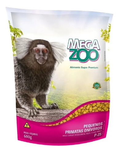 Ração Para Sagui 600gr Primatas Super Premium Megazoo