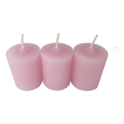 Velas Da Jú Rosa Kit 9 Aromáticas Perfumadas