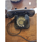 Telefono Antiguo Negro Estilo Bakelita Marca Telefonica