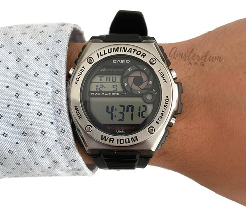 Reloj Casio Hombre Mod Mwd-100h Sumergible Garantia Oficial
