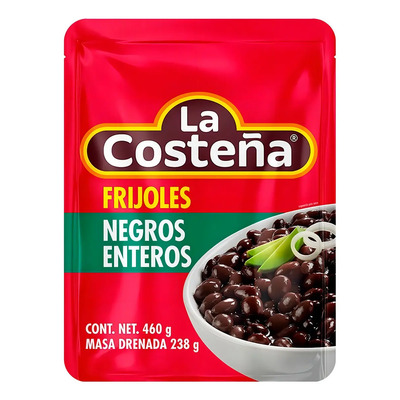 Sobre De Frijoles Negros Enteros 460g La Costeña | MercadoLibre