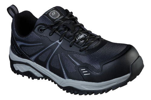 Zapato De Seguridad Skechers Azbar Bkgy, Zapatilla Hombre