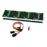  Módulo De 4 Matrices Led 8x8 Color Verde Max7219 Arduino