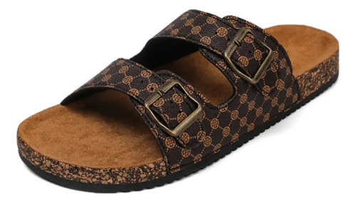 Sandalias De Playa Casuales Con Suela De Corcho Para Hombre
