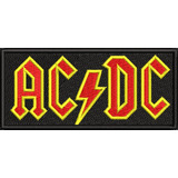 Patch Bordado Acdc Banda Hard Rock Motociclista Moto Mus7