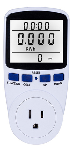 Watt Display Uso De Electricidad Medidor De Energía Enchufe