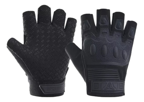 Guantes Tacticos Militar Medio Dedo Motocicleta Y Bicicleta