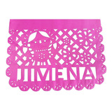 50 Tiras De Papel Picado Plástico - Personalizado 