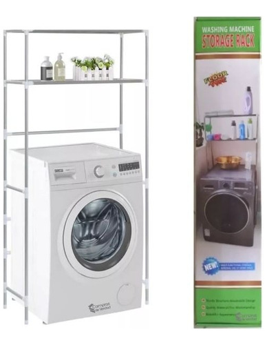 Estante Organizador De Lavadora/baño Soporte Ajustable