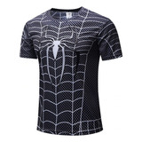 Poleras De Spiderman Impresion 3d En Poliester De Compresion