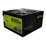 Fuente Alimentacion Para Pc Noga Atx600 Sata 600w Ventilador