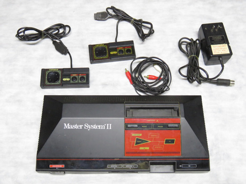 Video Game Sega Master System 2 + 2 Controles + Brinde - Funcionando Perfeitamente