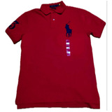 Polo Ralph Laurenplayera Tipo Polo Rojo Manga Corta Hombre