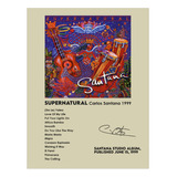 Poster Papel Fotografico Carlos Santana Supernatural 120x80