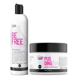 Be Free Leave-in Leve, Pudding Gelatina Kit Curly Care