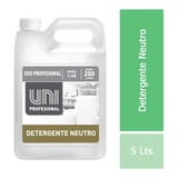 Detergente Neutro Uniprofesional X 5 Litros