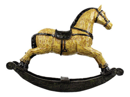 Adorno De Caballo Mecedora, Colección De Resina, Figura