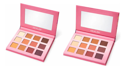 Okalan Pink Memory - Sombra De Ojos 12-color | Envío gratis