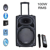 Caixa De Som Amplificada Sq Sound 130w Rms Max 600 Bluetooth