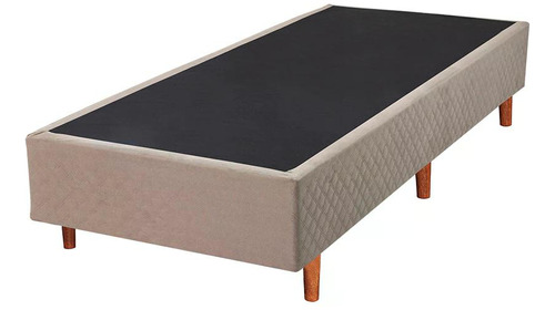 Base Para Cama Box Queen Size 79x24x198 Suede Cristalflex