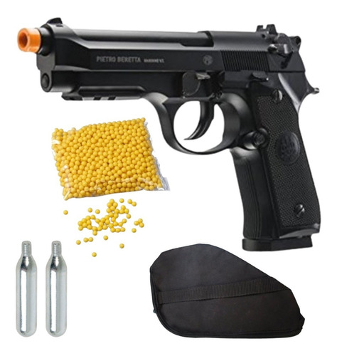 Marcadora Airsoft Co2 Beretta 92a1 Blowback 6mm Bbs Xtrm P