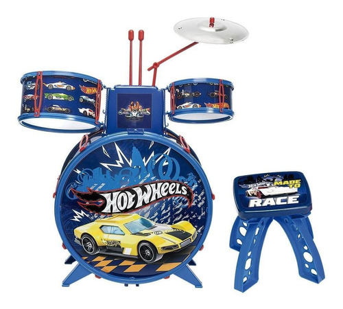 Hot Wheels Bateria Infantil Radical - Fun Divirta-se