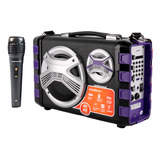 Parlante Portátil Winco  Bluetooth Usb Karaoke 40w W211v